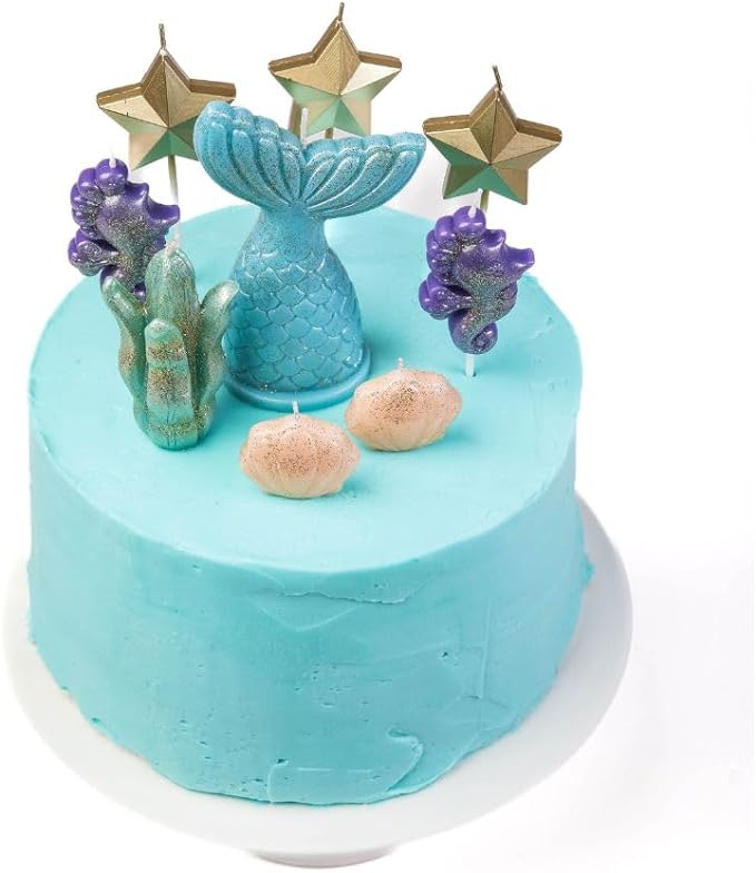 mermaid birthday candle