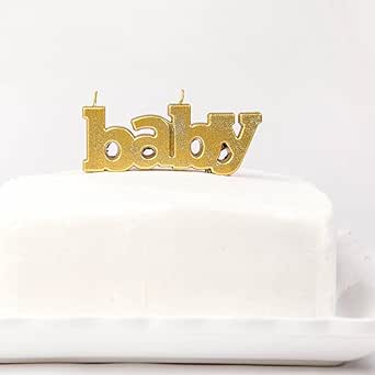 unique baby shower candle